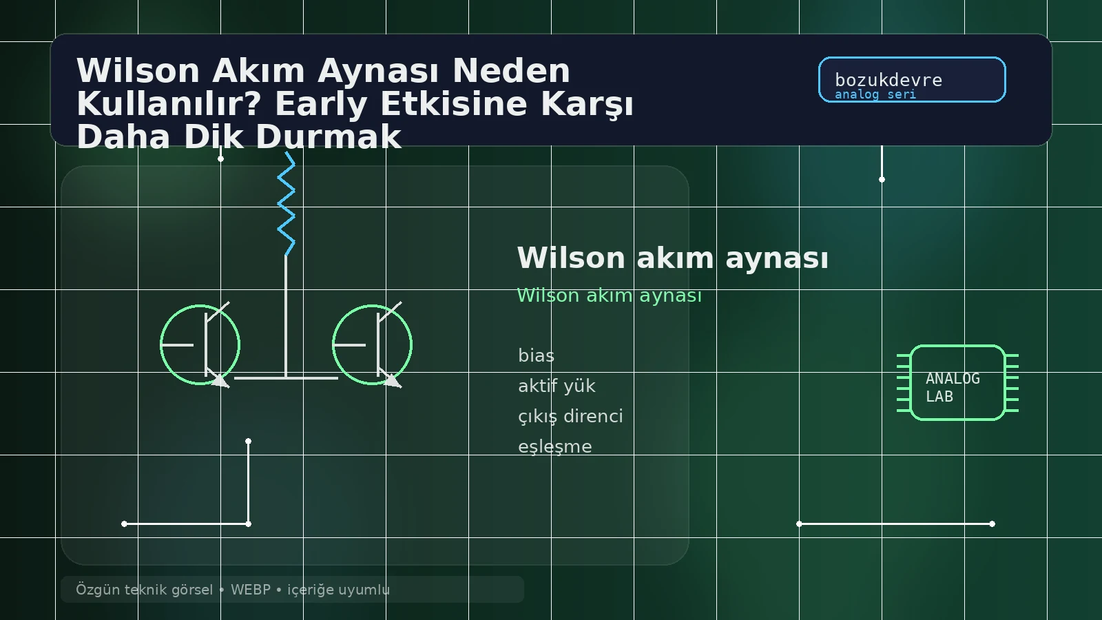 Wilson akım aynası için teknik kapak görseli