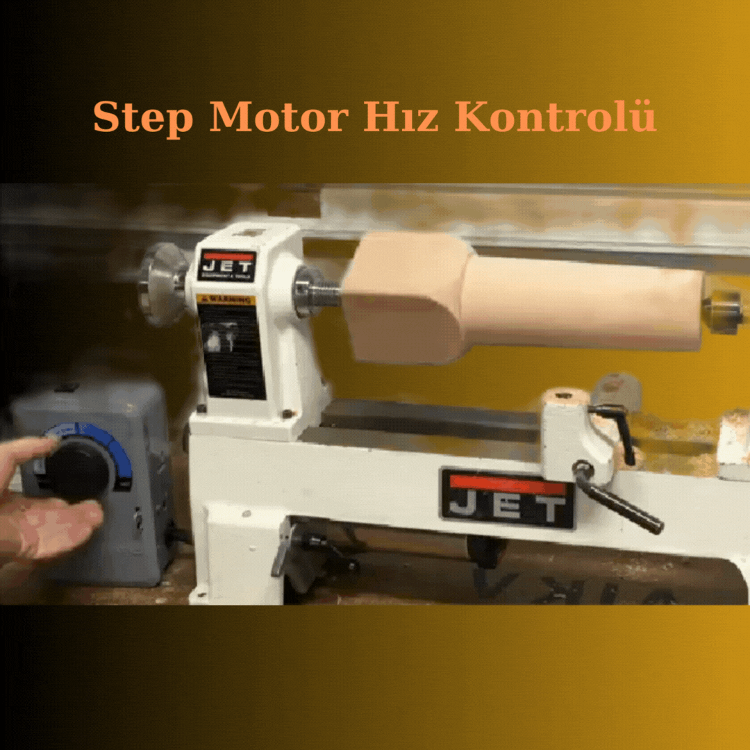 step motor hız kontrolü