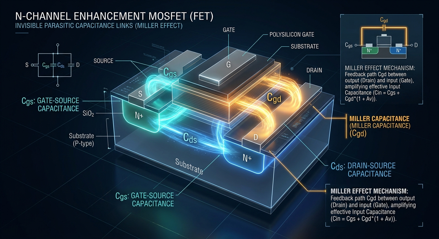 FET Yükselteçlerde Frekans Arttıkça Kazanç Neden Değişir? - Görsel 3