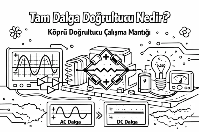 Tam Dalga Doğrultucu Nedir? Köprü Doğrultucu Çalışma Mantığı