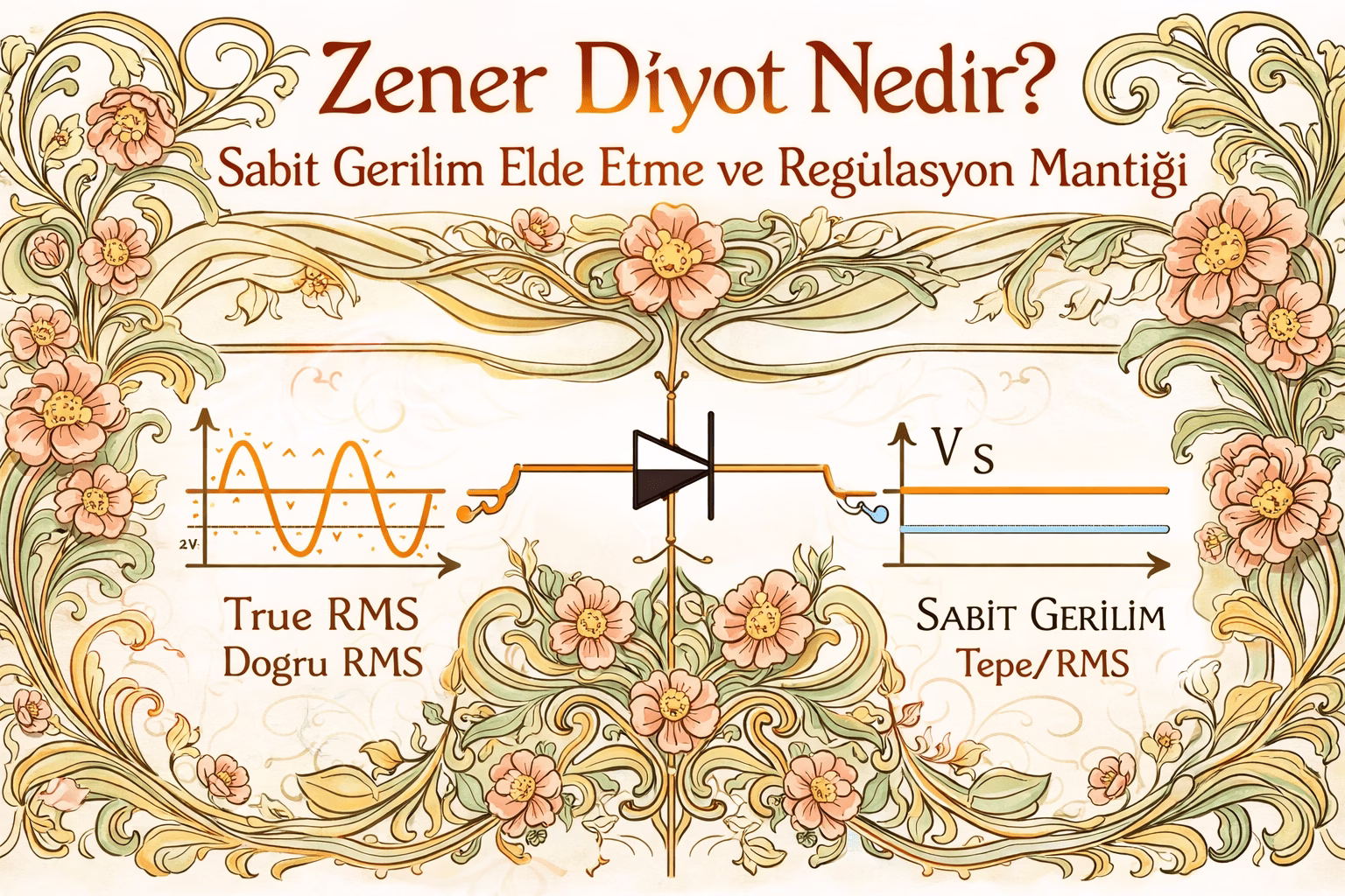 Zener Diyot Nedir? Sabit Gerilim Elde Etme ve Regülasyon Mantığı
