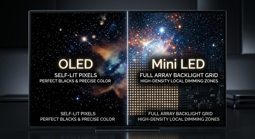 OLED mi Mini LED mi? Ekran Alırken Sadece Parlaklığa Bakmak Yetmez 1 OLED mi Mini LED mi? Ekran Alırken Sadece Parlaklığa Bakmak Yetmez