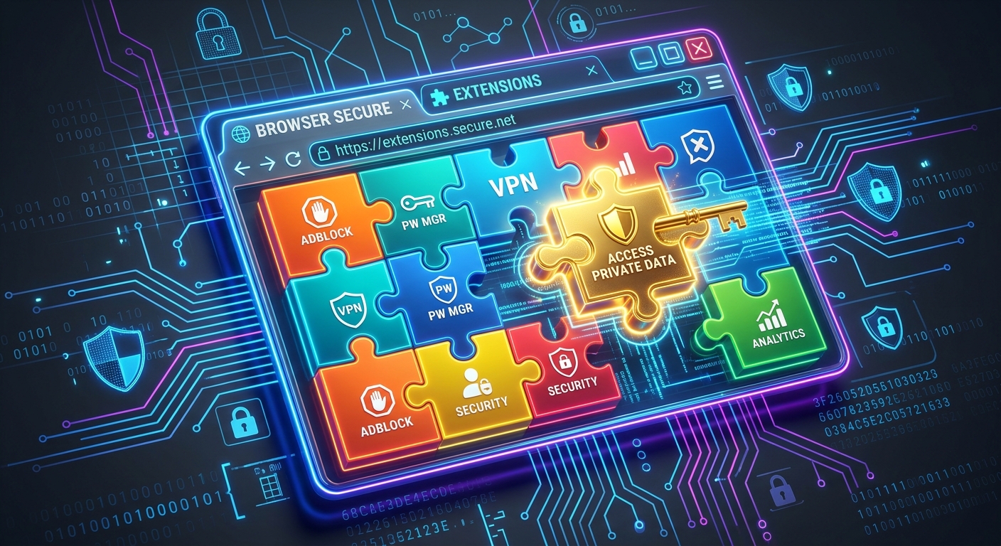Tarayıcı Uzantıları Ne Kadar Güvenli? Küçük Eklenti, Büyük Risk - Görsel 1