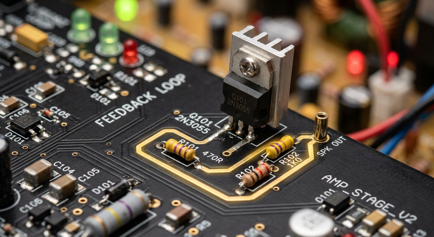 Transistörlü Yükselteçlerde Geri Besleme Türleri ve Bant Genişliği Etkisi - Görsel 2